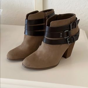 SOLD EUC Carlos Santana suede ankle boots HOLLIE